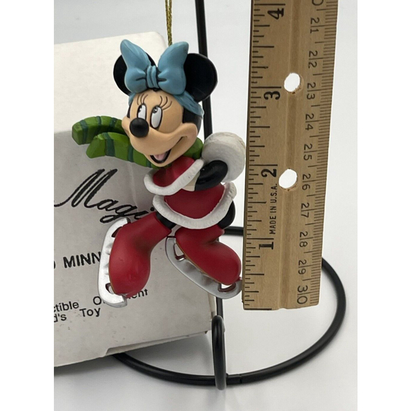 Disney Christmas Magic Ornaments W/Box Mickey Minnie Bambi Thumper Set/4 - Picture 12 of 14